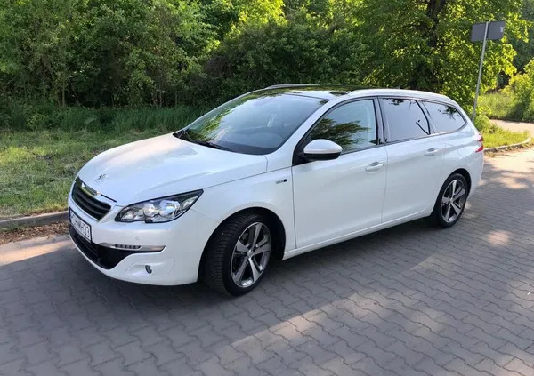 samochody osobowe Peugeot 308 cena 33500 przebieg: 264000, rok produkcji 2016 z Chodzież